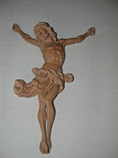 Korpus Christus Jesus  38cm, Armbreite 30cm Holzfigur Holzschnitzerei Skulptur