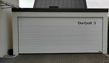 Garagentor Aufkleber Hausnummer Straßenname Mülltonne Sticker Folie Wunschtext