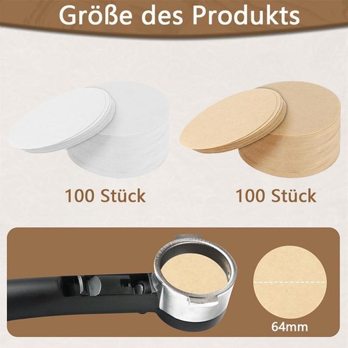 200 kaffeefilter rund 64mm - 200,
