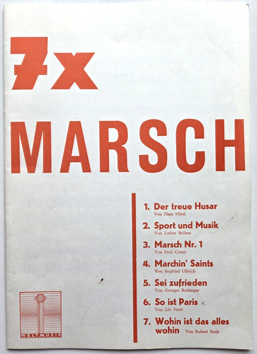 Marsch 7x schunkelwalzer - marsch,,