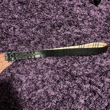 Burberry Gürtel Schwarz/Beige