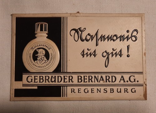 Alte reklame gebrüder - reklame,,