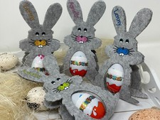 Osterhase mit Namen aus Filz
