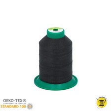 Nähgarn Amann Nähmaschinen starkes Synton 40 1200m weiß schwarz polyester