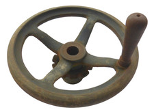 alte Kurbel RAD Lenkrad Eisen