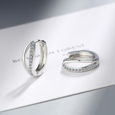 Klapp Creolen Doppelreihen