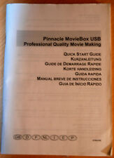 Kurzanleitung/Gebrauchsanleitung "Pinnacle MovieBox USB"