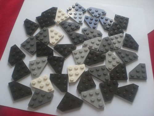 44x lego 2450 - 44x, eckplatte