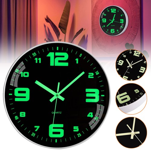 Leuchtende wanduhr 30cm - wanduhr,