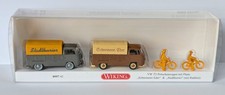 Wiking 1:87 Set Hans Dampf, 2 VW T2 Pritsche + Radfahrer Modellset 29