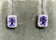 Tansanit Ohrstecker 925er