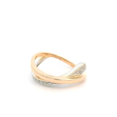 Damenring goldring bicolor - damenring,,