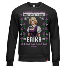 X-MAS Erika Marsch-Lied Weihnachten Song Operator Ugly Christmas Pullover#47094