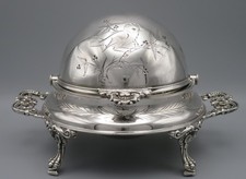 Kaviarschale - versilbert -