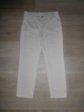 MAC STELLA leichte weiche Stretch Jeans Hoher Bund Slim Beige Gr.44 L30 **NEU**