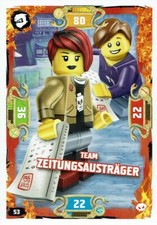Lego Ninjago Serie 5 TCG Sammelkarten Karte Nr. 53 Team Zeitungsausträger