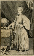 Antiker Druck-PORTRAIT-REISENDER-KUGEL-JEAN DE THEVENOT-Anonym-ca. 1727