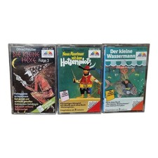 3x Ottfried Preußler MC Kassette Hörspiel Hotzenplotz Kleine Wassermann & Hexe 3