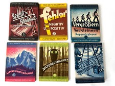 6 antiquarische Bücher Photofreund Bücherei Hackebeil Verlag Berlin AGFA Leica