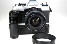 Minolta XG-M mit MD Zoom 35-70mm + Motor Drive 1