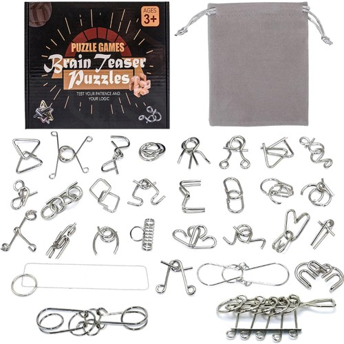 Metal puzzle set - metal,