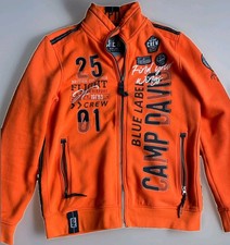 ‼️🎅⭐Top Camp David🎅 Blue Label Herren Sweatjacke Gr.L Stick und Druckelementen