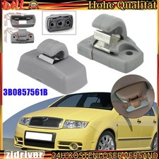 2x Sonnenblende Clip Haken Halterung Halter Für VW Transporter T4/5 T5.1 T6 -DE-