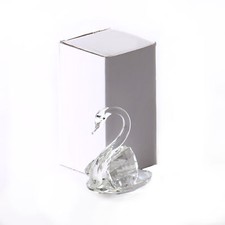 Glasfigur Schwan groß