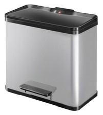 Hailo Mülleimer silber Öko