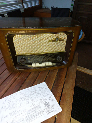 Emud rekord hgw röhrenradio - emud,