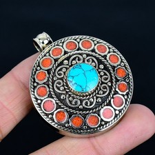 Handgefertigter türkisroter