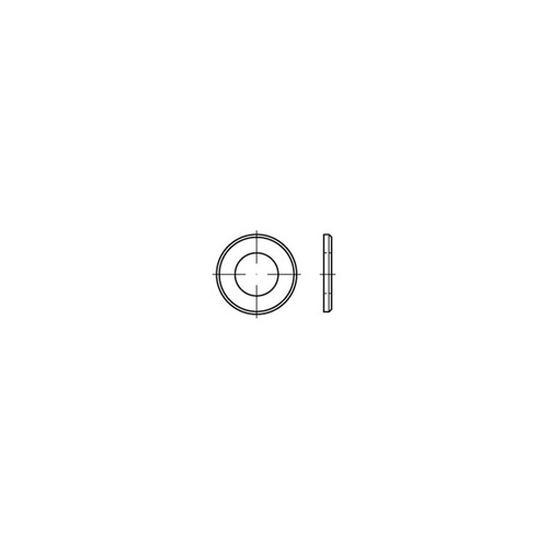 Iso 7090 scheibe stahl 4mm - scheibe,