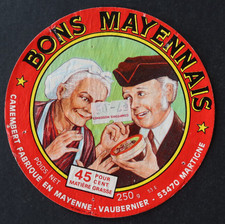 Käseetikett Camembert BONS