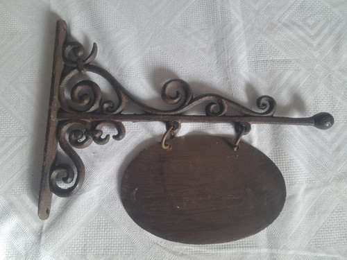 Metall wandschild - metall,