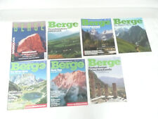 Zeitschrift BERGE (Konvolut von 7 Heften - Titel sh. Beschreibung)