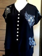 184 top schwarz - top, +