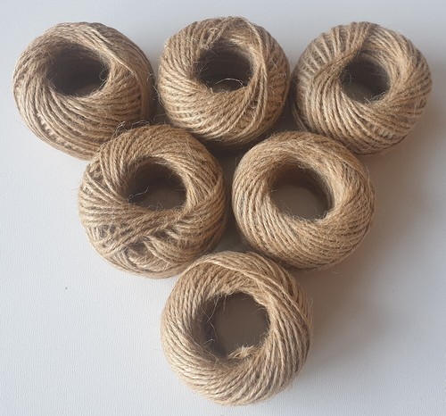 Jute bindfaden 30m - 6,