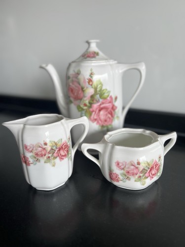 Vintage porzellan mit - mit, rosen