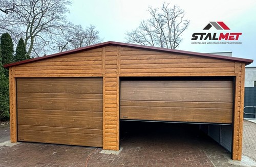 Blechgarage 5x6x2 90m - blechgarage, 6,5x6x2,90m