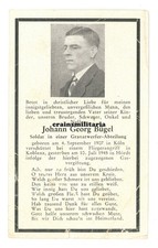 Orig sterbebild soldat - orig., +