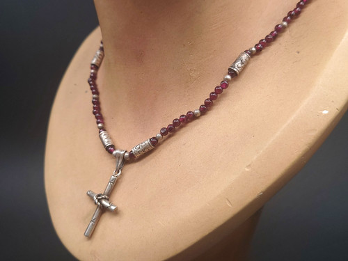 Schöne rosenkranz halzkette - schöne,