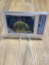 Erling Haaland & Jude Bellingham – Dortmund Duo – 2021-22 Topps UCL –PSA 10 BVB