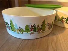 Tupperware Keksdosen Dose Minnie Mickey Mouse Weihnachten 2 Stück vorhanden