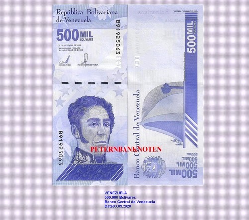 Venezuela 500000 bolivares - venezuela,