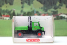 Wiking 1:87 6470127 Unimog mit Ladekran Wimo Bau grün in Ovp Nr.5130