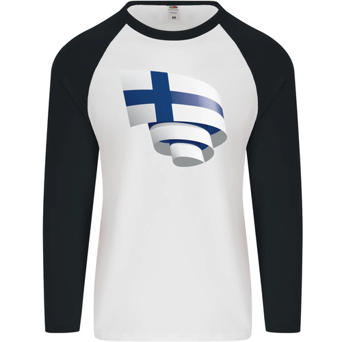 Curled finland flag finnish - curled,