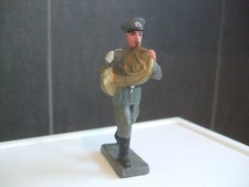 Lineol NVA Soldat Musiker Waldhorn spielend, passt zu Elastolin