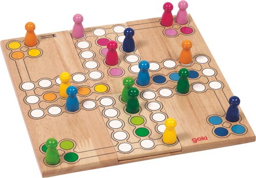 Ludo brettspiel holz - brettspiel,