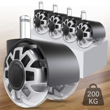 5 Stück BürostuhlRollen Hartbodenrollen 11mm x 22mm Stuhlrollen für Bürostuhl DE