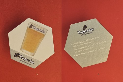 Hoegaarden bierglas brauerei - hoegaarden,